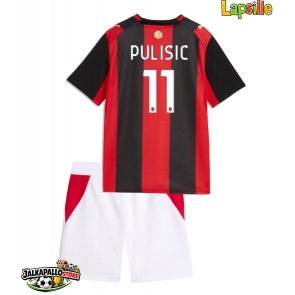 AC Milan Christian Pulisic #11 Kotipaita Lapsille 2026-27 Lyhythihainen (+ shortsit)